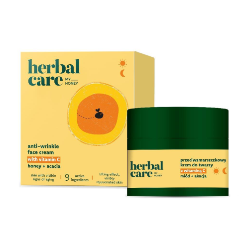 Krem przeciwzmarszczkowy z witaminą C, miodem i akacją, 50 ml