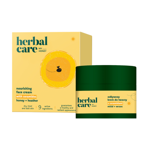 Odżywczy krem do twarzy z ceramidami, miodem i wrzosem, 50 ml