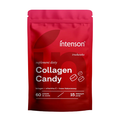 Collagen Candy – truskawka, 60 tabletek