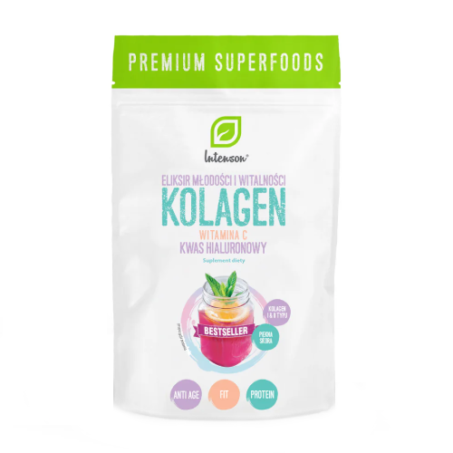 Kolagen + Witamina C + kwas hialuronowy.