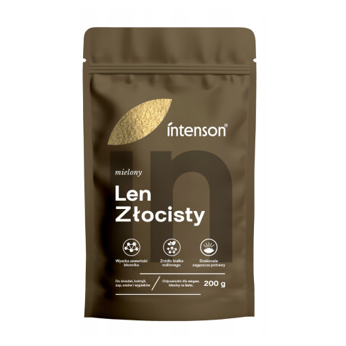 Siemię lniane, odtłuszczone i zmielone, 200 g