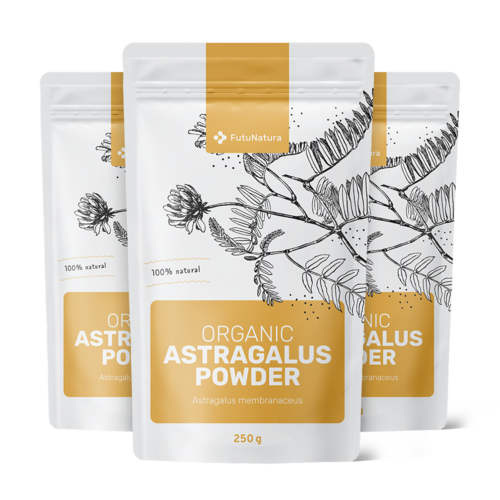 3x BIO Astragalus w proszku, razem 750 g