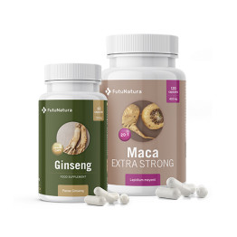 EXTRA STRONG Maca + Żeń-szeń, zestaw