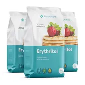 3x Erytrytol, naturalny słodzik, razem 3000 g