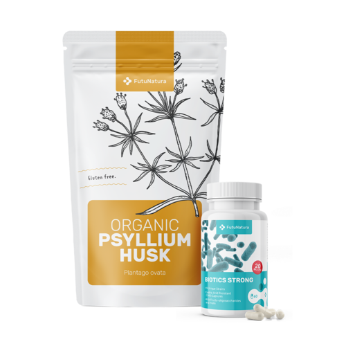 Zdrowe trawienie: Biotics Strong + BIO Babka Jajowata, zestaw