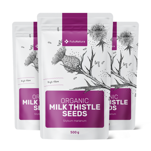 3x BIO ostropest plamisty - nasiona, razem 1500 g