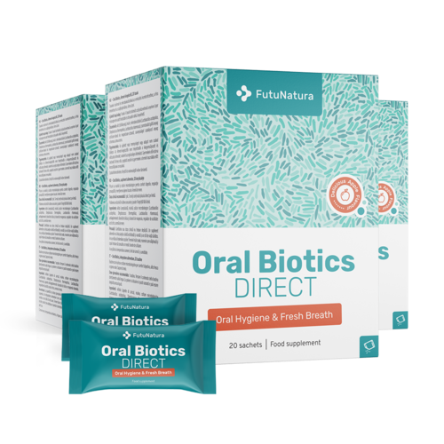 3x Oral Biotics DIRECT, razem 60 saszetek