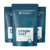 3x Sól Epsom, razem 3000 g