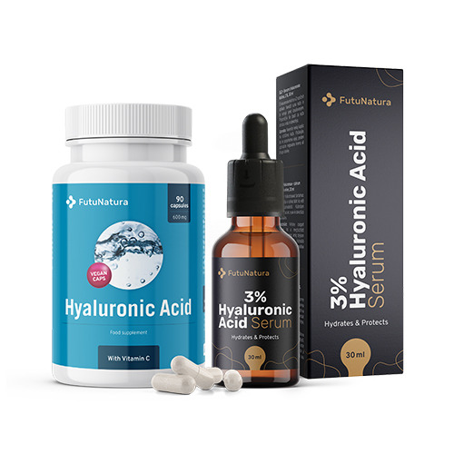 Zestaw Hialuronowy: Kapsułki + Serum, zestaw
