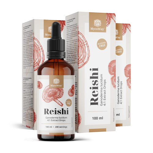 3x Reishi – ekstrakt w kroplach, razem 300 ml