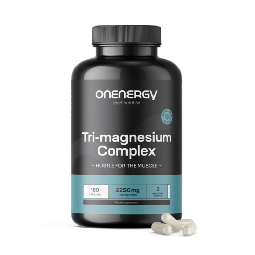 Kompleks trójmagnezu 2250 mg, 180 kapsułek