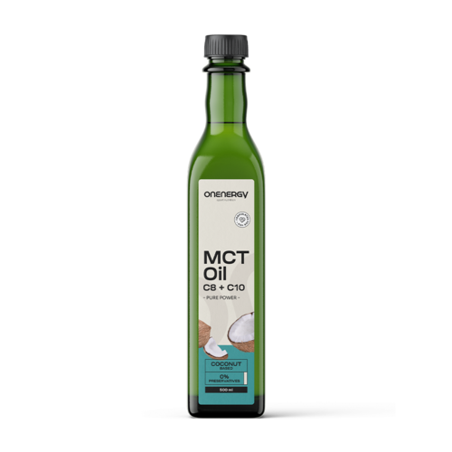MCT C8:C10 Olej kokosowy premium, 500 ml