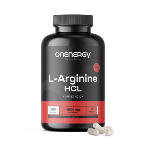 L-arginina HCL 4500 mg, 365 kapsułek