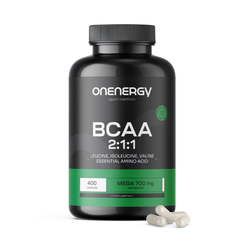 BCAA 2:1:1 Mega 700 mg, 400 kapsułek