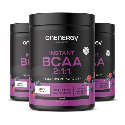 3x BCAA 2:1:1 – owoce leśne, razem 1500 g