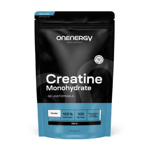 100% monohydrat kreatyny w proszku, 500 g