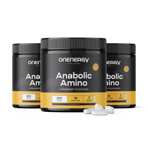 3x Anabolic Amino – kompleks aminokwasów anabolicznych, razem 900 tabletek