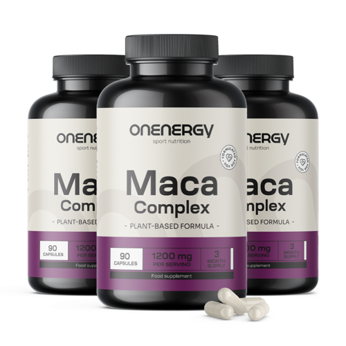 3x Kompleks Maca 1200 mg, razem 270 kapsułek