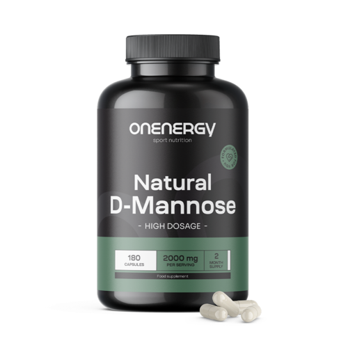 Naturalna D-mannoza 2000 mg, 180 kapsułek