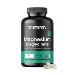 Bisglicynian magnezu 300 mg, 180 kapsułek