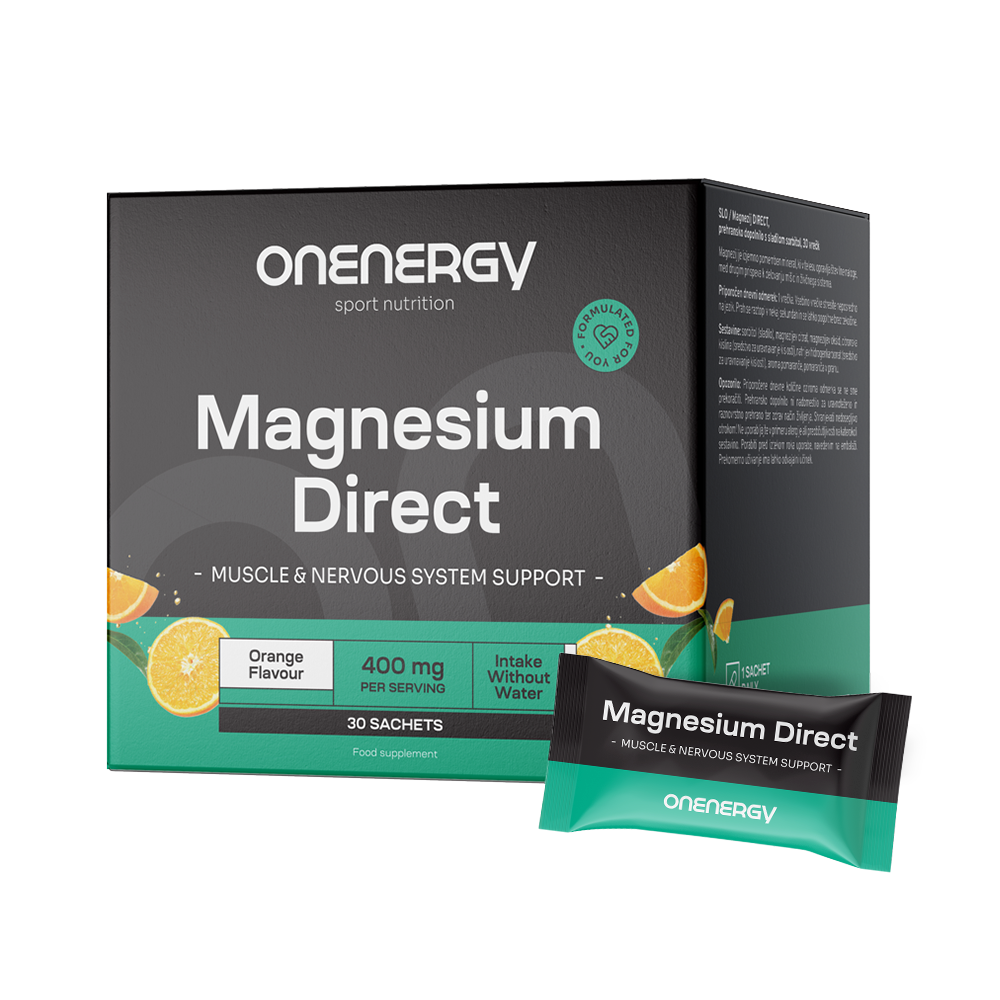 Magnezij DIRECT 400 mg.