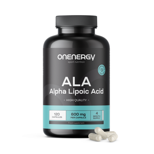 ALA - kwas alfa-liponowy 600 mg, 120 kapsułek