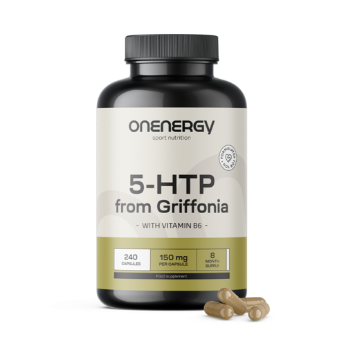 5-HTP 150 mg - Griffonia Simplicifolia, 240 kapsułek