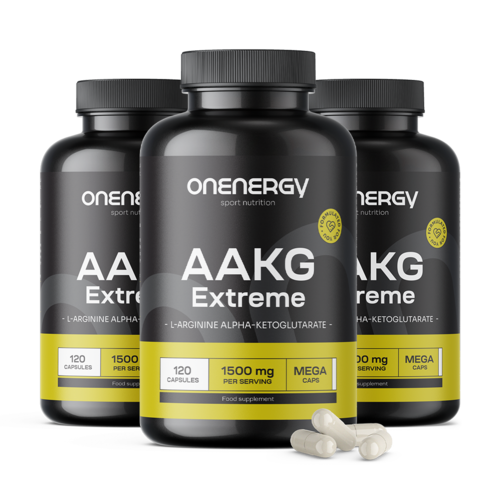 3x AAKG Extreme 1400 mg MEGA CAPS, razem 360 kapsułek