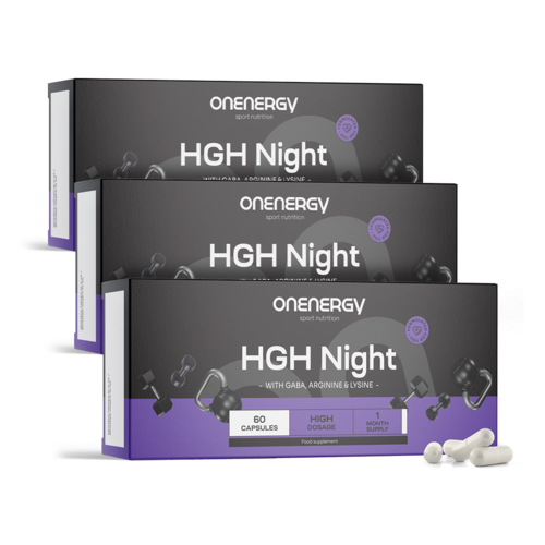 3x HGH Night – Natural HGH Booster, razem 180 kapsułek