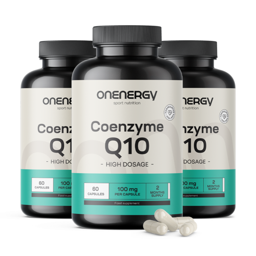 3x Koenzym Q10 100 mg, razem 180 kapsułek