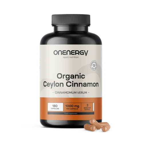 BIO Cynamon cejloński 1000 mg, 180 kapsułek