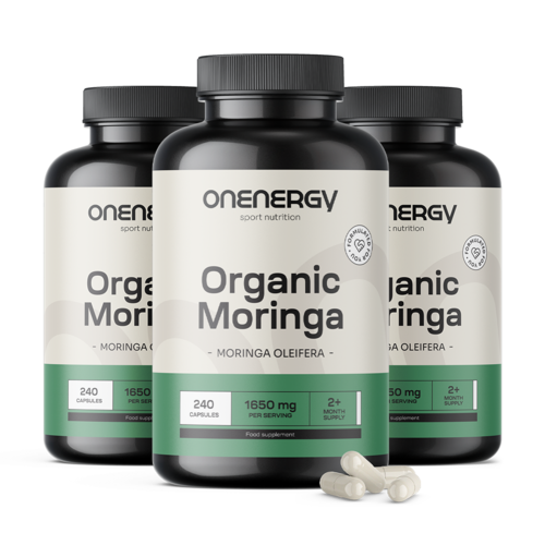 3x BIO Moringa 1650 mg, razem 720 kapsułek