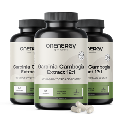 3x Garcinia cambogia – wyciąg 12:1, razem 270 kapsułek