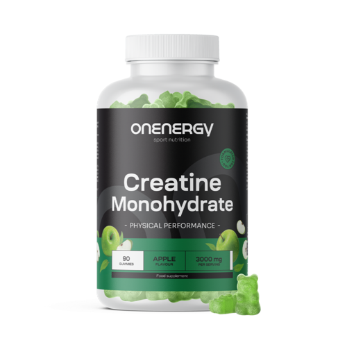Monohydrat kreatyny 3000 mg – jabłko, 90 żelków