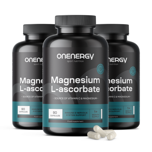 3x L-askorbinian magnezu, razem 270 kapsułek