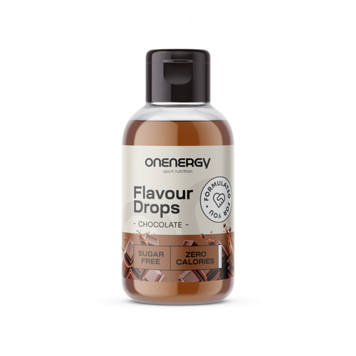 Flavour Drops krople z substancją słodzącą – czekolada, 50 ml
