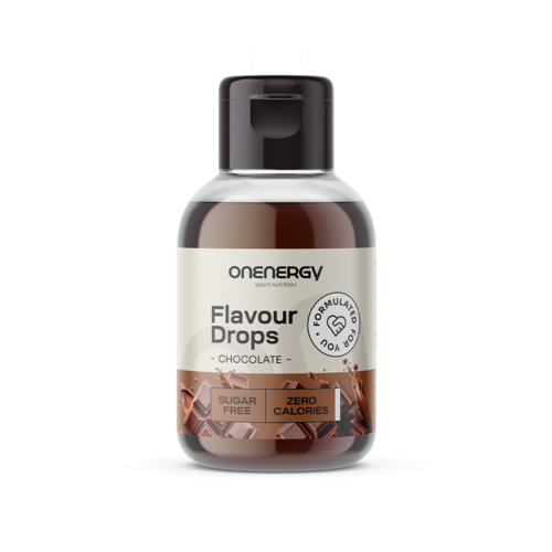 Flavour Drops krople z substancją słodzącą – czekolada, 50 ml