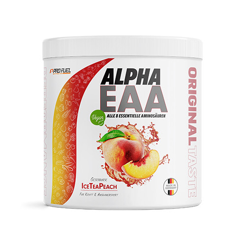 Wegański Alpha EAA - lód brzoskwiniowy.
