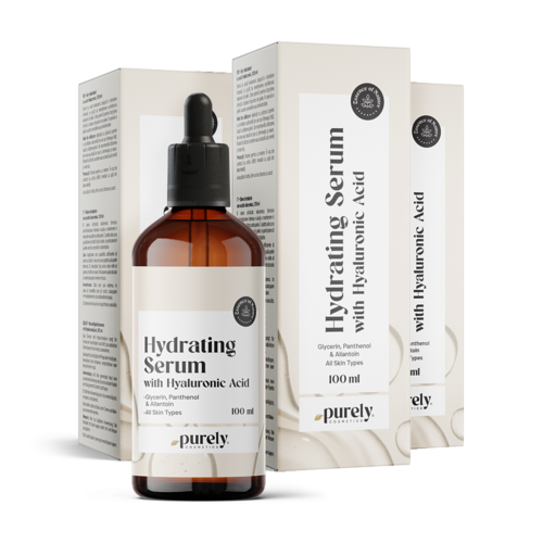 3x Serum nawilżające z kwasem hialuronowym, razem 300 ml