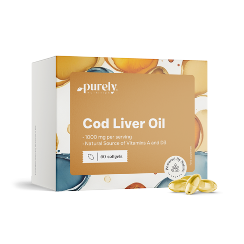 Olej z dorsza atlantyckiego (wątłusza) 1000 mg, 60 miękkich kapsułek