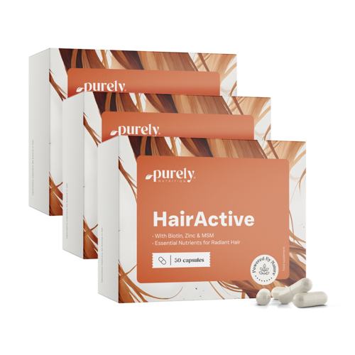 3x HairActive - kompleks na włosy, razem 90 kapsułek