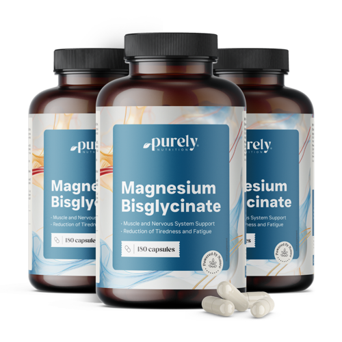 3x Bisglicynian magnezu, razem 540 kapsułek