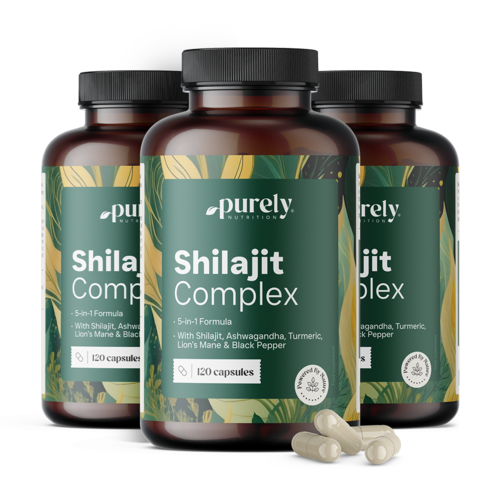 3x Shilajit kompleks, razem 360 kapsułek