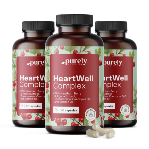 3x HeartWell - kompleks naturalnych wyciągów, razem 270 kapsułek