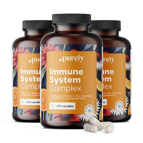 3x Kompleks dla układu odpornościowego, razem 360 kapsułek