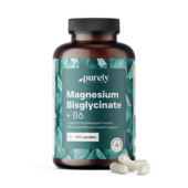 Bisglicynian magnezu z witaminą B6, 180 kapsułek