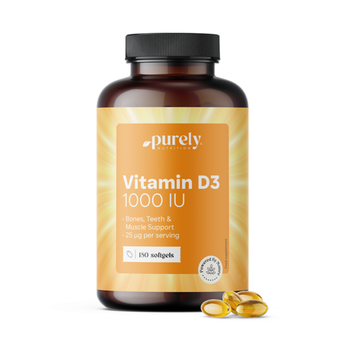 Witamina D3 1000 j.m., 180 miękkich kapsułek