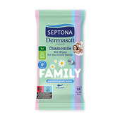 Chusteczki nawilżane dla dzieci Dermasoft, 12 chusteczek