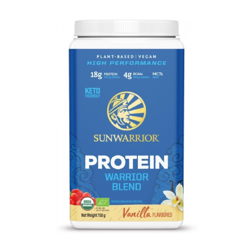 BIO Białko wegańskie z substancją słodzącą - wanilia.