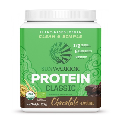 BIO Białko wegańskie z substancją słodzącą - czekolada, 375 g